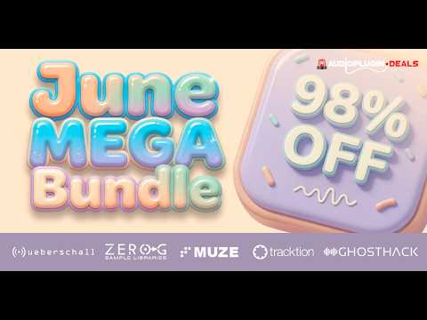 June Mega Bundle - Audio Plugin Deals - $626 of music production tools for only $9.99