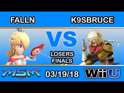 MSM 138 - falln (Rosalina) Vs. K9sbruce (Sheik) Losers Finals - Smash 4