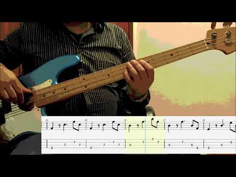 Santana - Flor de Luna (Moonflower) Bass Cover with  TAB
