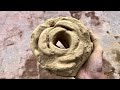 ASMR New Lime Mud Dry Floor Crumbling 🫶