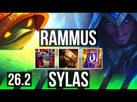 RAMMUS vs SYLAS (JGL) | 25K damage | KR Grandmaster | 26.2