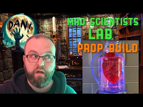 MAD SCIENTISTS LAB Prop 2024| HALLOWEEN Heart in a Jar PROP