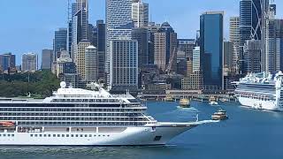 Silver Muse  Viking Venus  Pacific Adventure visit Sydney on the 19th of January