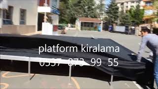 türkiyenin en iyi sahne platofrm podyum kuran organizasyonu - podyum s