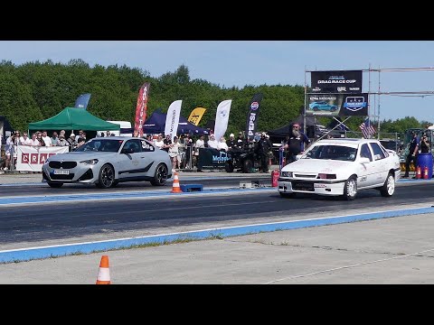 Thumbnail for Opel Vectra C20XE PTE6266 vs BMW M240i xDrive Coupe 1/4 mile drag race
