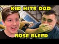 Kid Temper Tantrum Hits Dad In FACE Giving Him A Nose Bleed Original