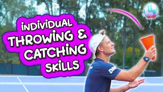 🏈 Exciting individual throwing & catching skills for PE ⚾️