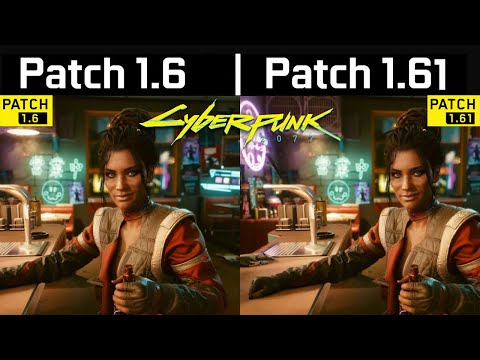 Cyberpunk 2077 Patch 1.6 vs Patch 1.61 - Comparison FPS Test