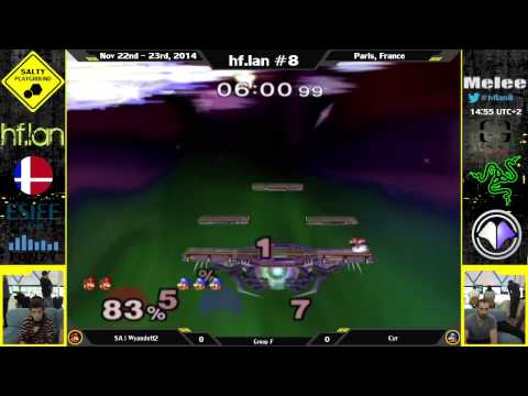 hf.lan 8 - SA | Wyandott2 (Doc) Vs. Cyr (Mario, Cpt. Falcon) - SSBM Singles Pools