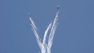 preview picture of video 'Russian Knights 5 SU-27 Russian Air Force Aerobatic Team FULL Display at Kecskemét Airshow'