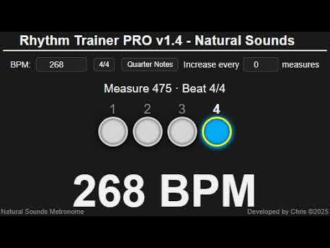 Metronome 268 BPM