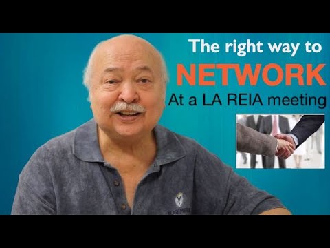 The Right Way to Network at a LA REIA Meeting | LA REIA