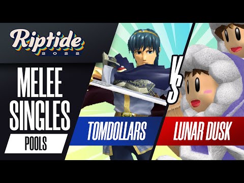 tomdollars vs Lunar Dusk - Melee Singles Pools - Riptide 2022 | Marth vs Ice Climbers