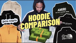 AW2021 HOODIE COMPARISON REVIEW | AMIRI, CP COMPANY, PALM ANGELS BELSTAFF, AMI, TNF