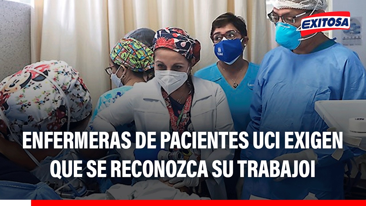 🔴🔵 Enfermeras de pacientes UCI exigen que se firme norma técnica para que se reconozca su trabajo