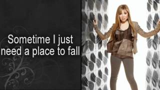 Jennette McCurdy - &quot;Place to Fall&quot; - Official Lyrics Video