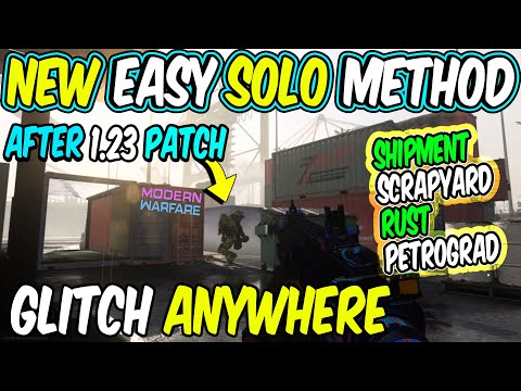 Modern Warfare SOLO Glitch ANYWHERE Easy NEW Method 3 Out of Maps God Mode PS4 XB1 PC A.P. 1.23