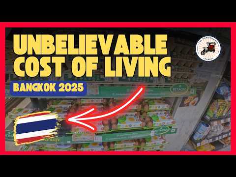 Living in Bangkok 2025 💸 Expat Food Prices &amp; Night Ride Through Sukhumvit