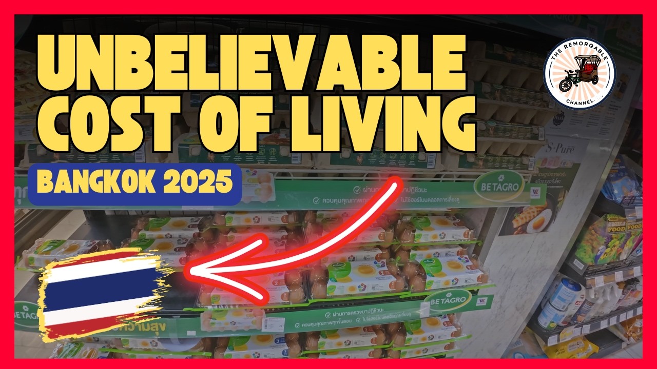 Living in Bangkok 2025 💸 Expat Food Prices &amp; Night Ride Through Sukhumvit