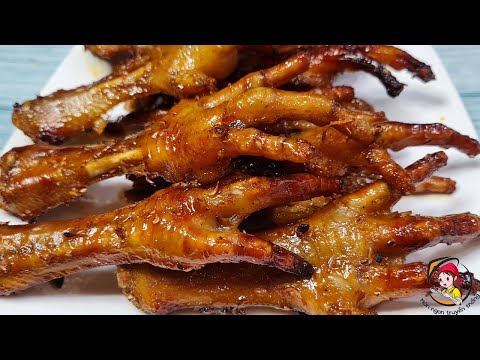 Cách làm CHÂN GÀ NƯỚNG SA TẾ cực kì thơm ngon