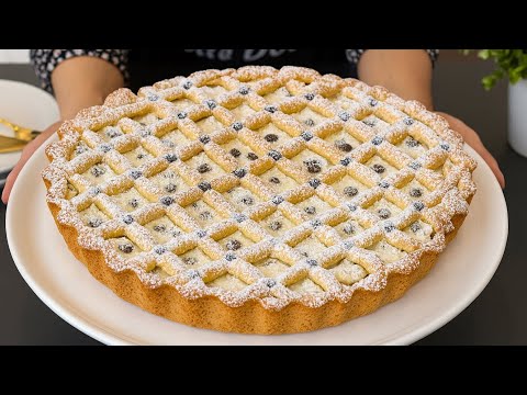 Italy's most beloved tart! You'll make it every week! Quick and easy recipe 🤩