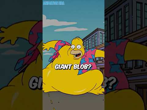 Homer Turns Into a Giant Blob? #thesimpsons