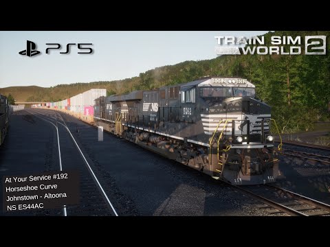 TSW 2 PS5 At Your Service #192: Horseshoe Curve, Johnstown - Altoona (Intermodal)