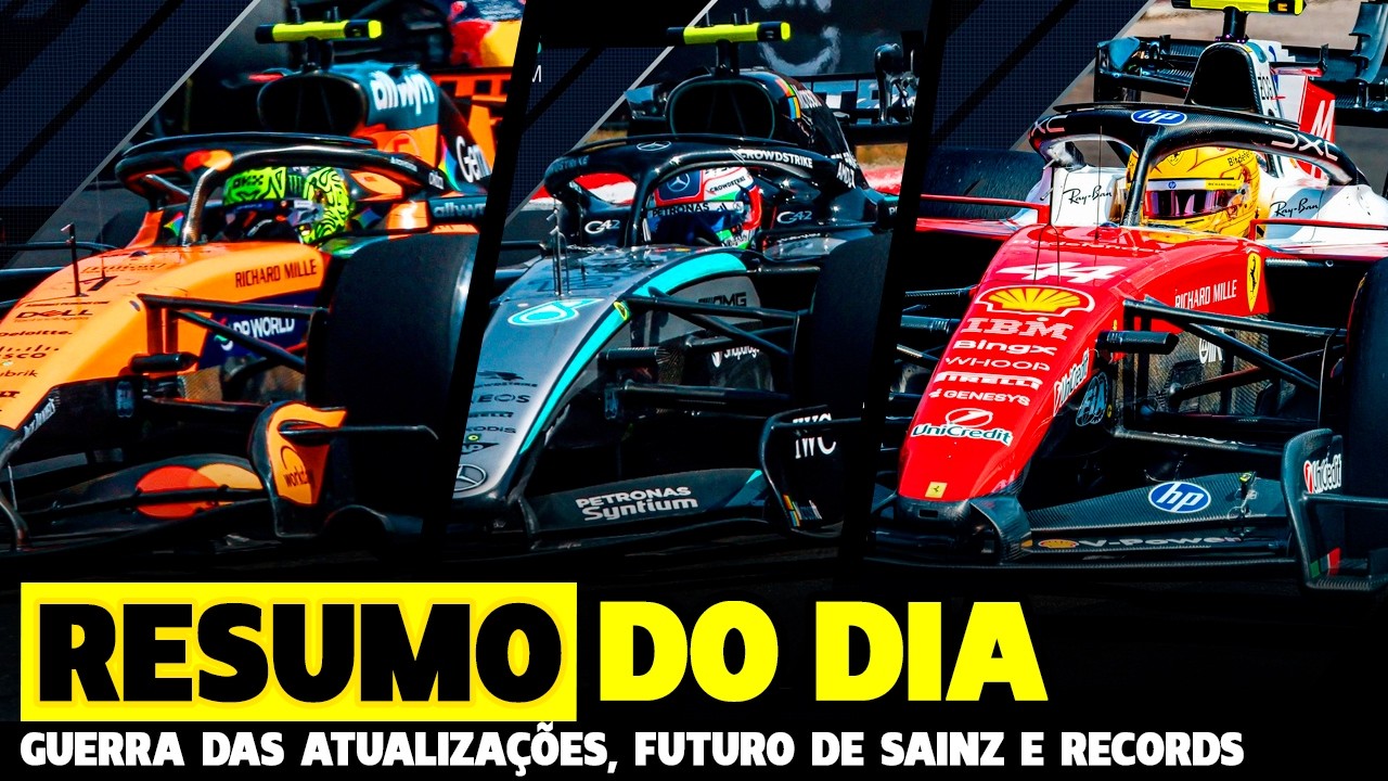 MERCEDES, FERRARI E MCLAREN COM GRANDES ATUALIZAÇÕES, SAINZ RENOVA E RECORDS NA F1| FÓRMULA 1
