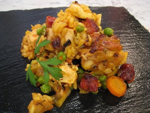 Arroz al horno con pollo