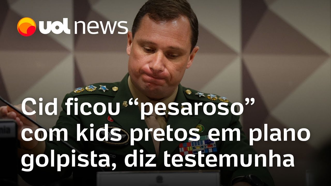 Mauro Cid ficou 'pesaroso' com kids pretos em plano golpista, diz testemunha em julgamento no STF