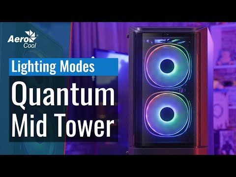 Aerocool Quantum v3 TG juodas ATX ACCM-PV30133.11 video