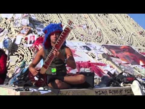 Sitar Man: Burning Man Temple 2014