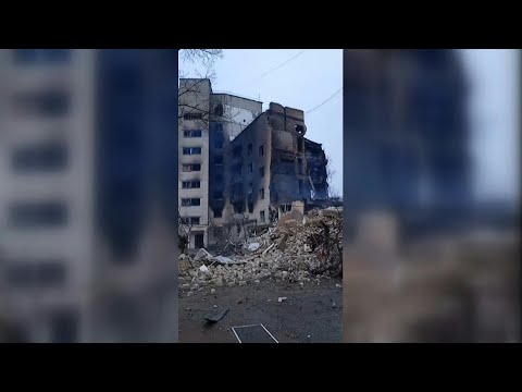 Devastation in Ukraine town of Borodianka after Russian artillery strikes | AFP