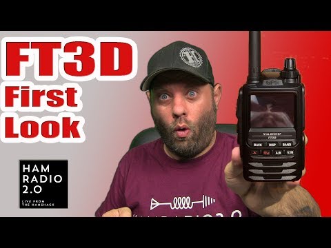 Yaesu FT3D System Fusion HT - First Look