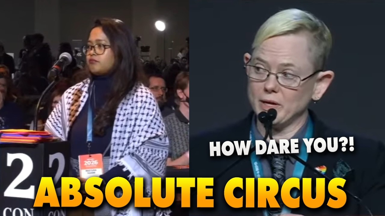 NDP chair HALTS conference after being MISGENDERED as "madam"