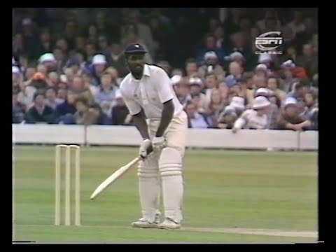 SOMERSET v SURREY B&H CUP FINAL LORD'S JULY 25 1981 VIV RICHARDS JOEL GARNER ROGER KNIGHT