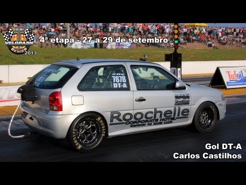 Gol Turbo - 0 a 297 km/h em 8.7s! - Carlos Castilhos - 4ª etapa Velopark Series Arrancada 2013