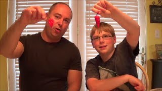 11-yr-old eats whole Ghost Pepper! (1 million Scoville) : Ghost Pepper Challenge, Crude Brothers