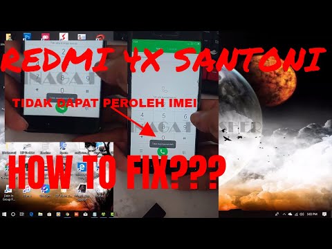 REDMI 4X SANTONI REPAIR IMEI NULL AND BASEBAND UNKNOWN  with UFIBOX