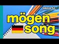 【German Lessons】mögenSONG:  „mögen“ conjugation Song!(Irregular Verbs)