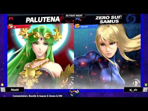 KOFN Qualifier 2 - aj__siv (Palutena) vs Akashi (Zero Suit Samus/Inkling)