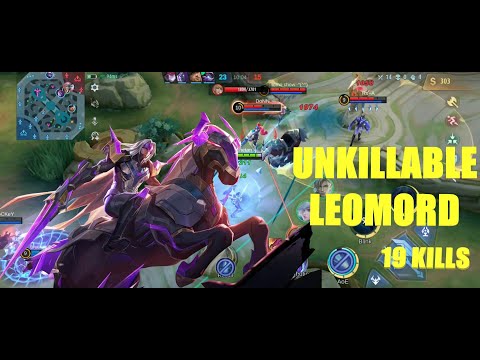 Unkillable Lemord Build be like.....19 KILLS #mlbb #leomord #unkillable #youtube #carry #mvp #god