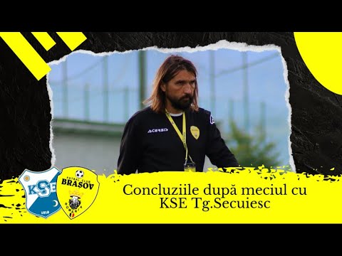 Concluziile după meciul cu KSE Tg.Secuiesc