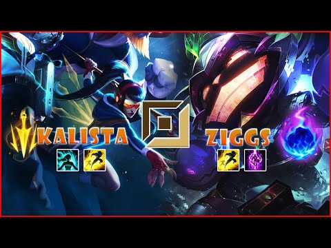 【Shi Ye Kalista】S12 CN Best Kalista dominate bot lane with 5 kills within 10 minutes in the game!!