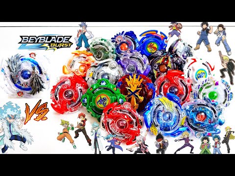 Lost Longinus N.Sp Vs All The BURST BEYBLADES(Dual Layers) | Lui Vs All