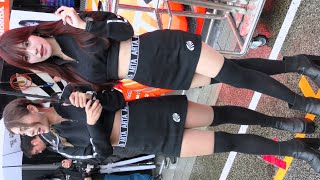 【広瀬晏夕さん / 木村理恵さん ARTA GALS 】SUPERGT  ピットウォークの模様  SUGO  2024.09.21