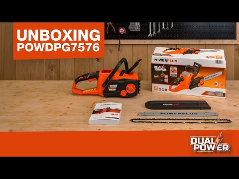 Powerplus - Dual power garden - POWDPG7572 - Cordless pruner saw - 20V  100mm - excl. battery and charger - 1 acc. - Varo