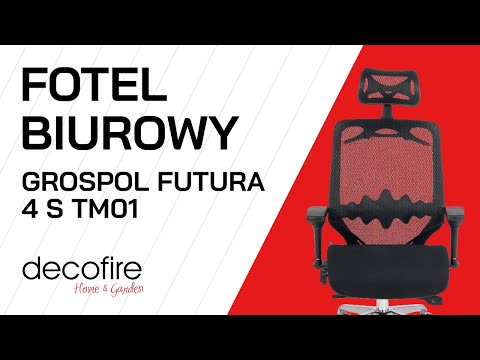 💺 Fotel biurowy Grospol Futura 4 S TM01 I DECOFIRE