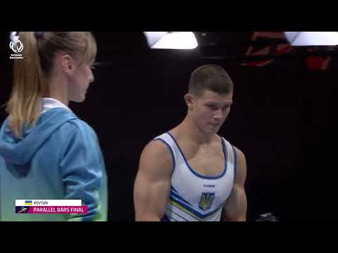 Ilia KOVTUN (UKR) - 2022 Artistic European silver medallist, parallel bars