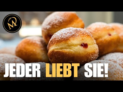 Die fluffigsten Mini-Berliner der WELT! ✨ (Geheimtipp: Übernachtgare)